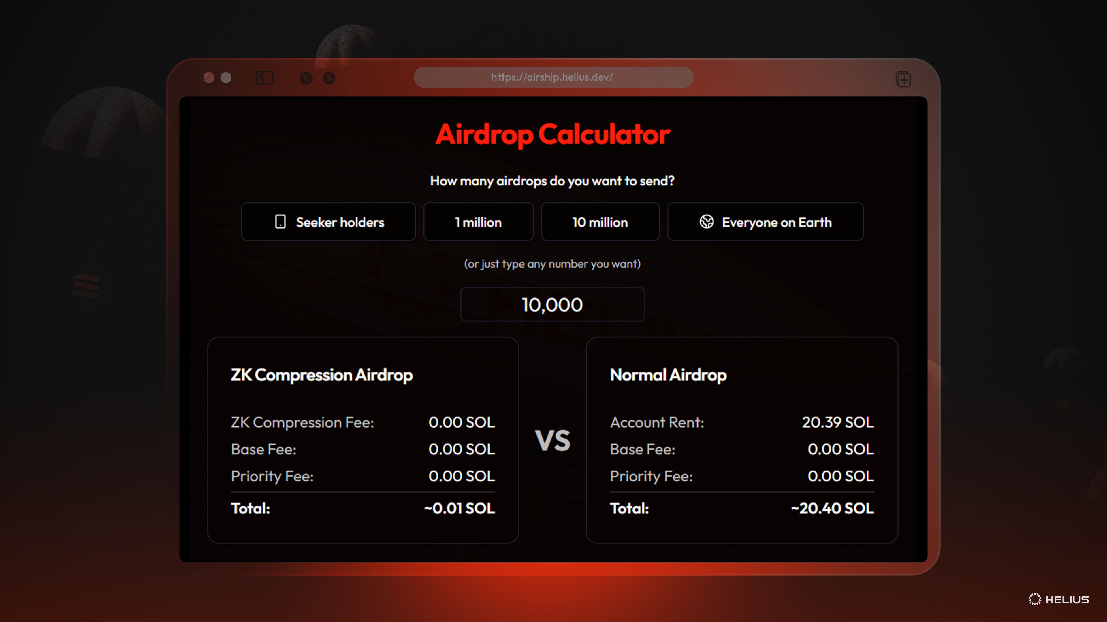 airdrop-calculator