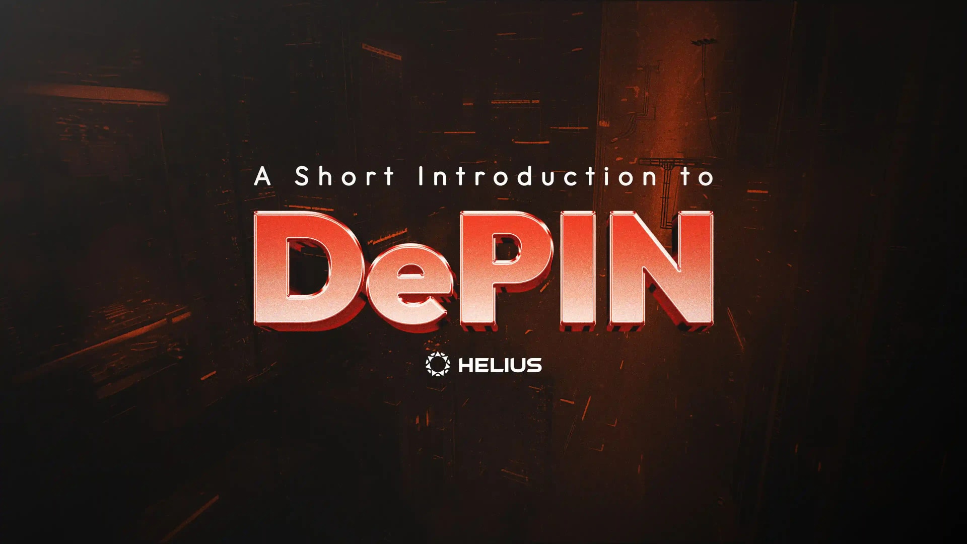 A Short Introduction to DePIN