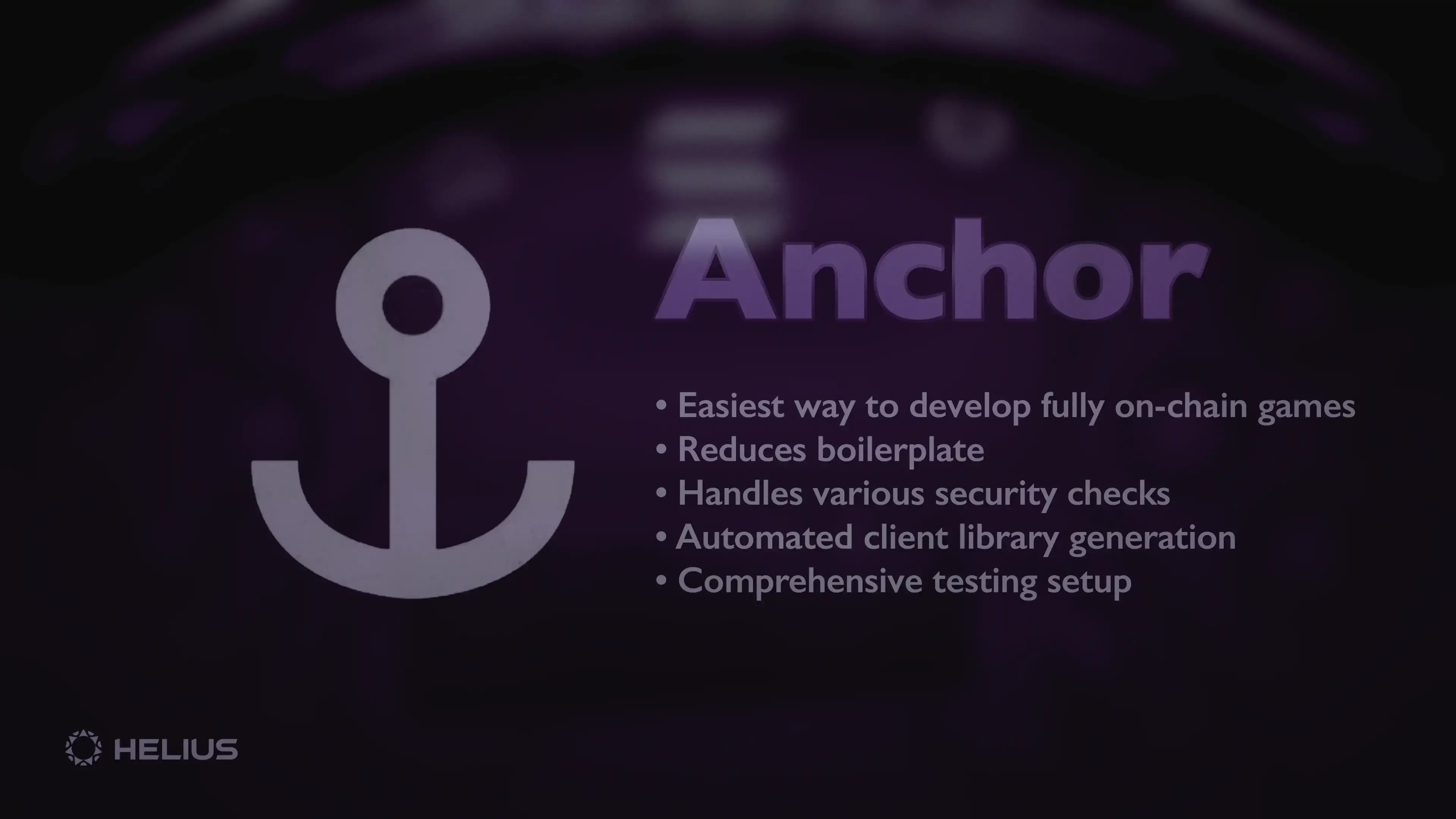 Anchor framework