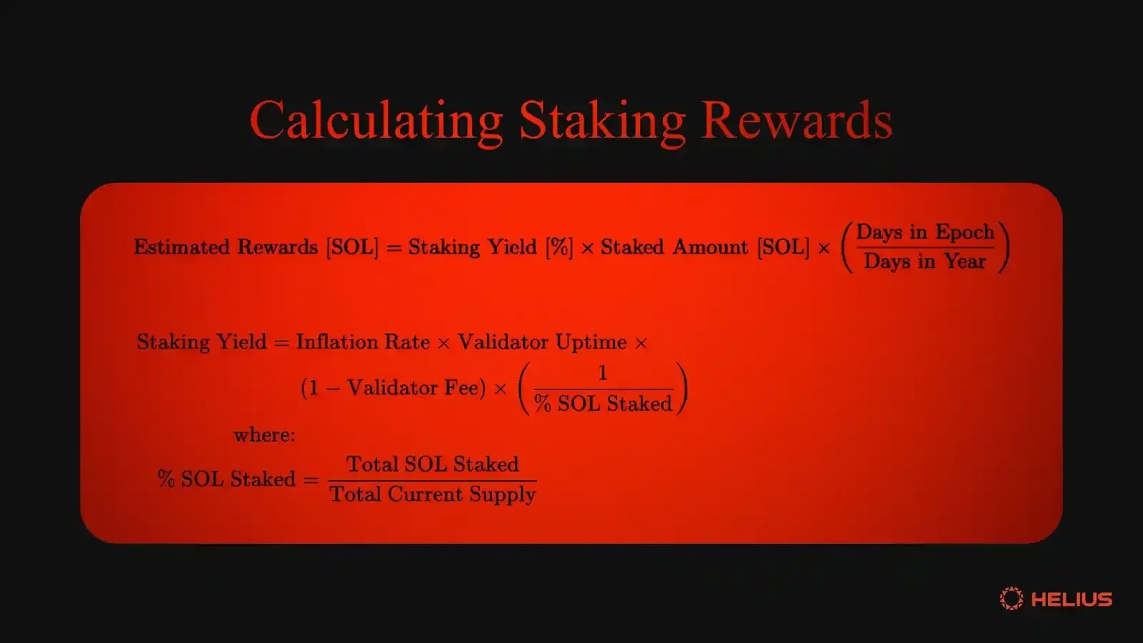 calculating staking rewards