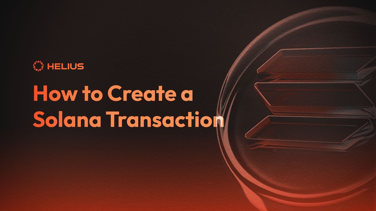 how to create a solana transaction