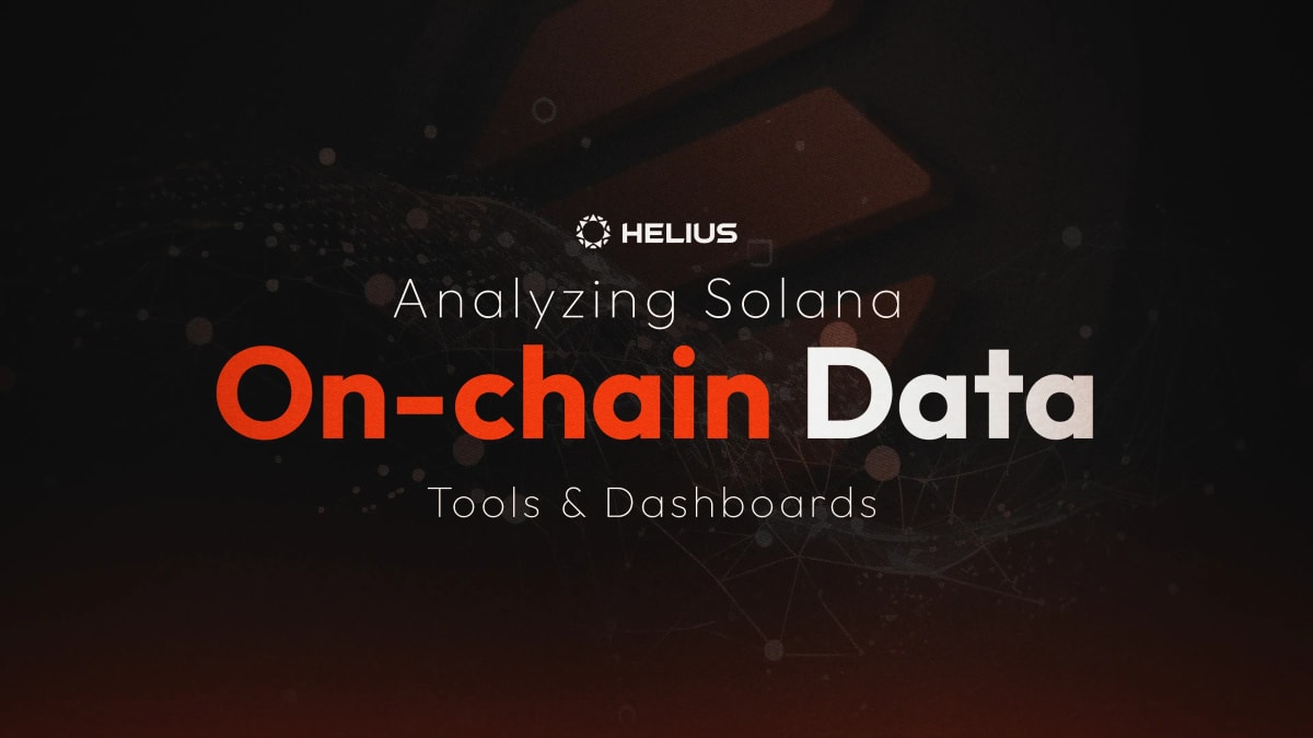 Solana on-chain data tools, analytics, and dashboards