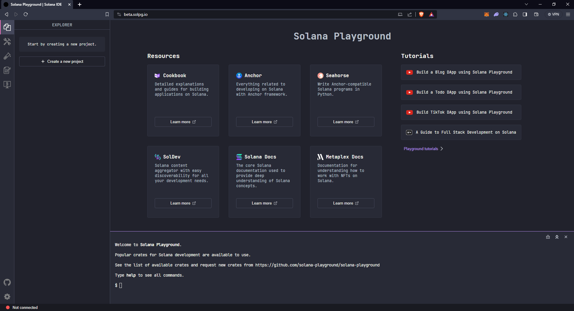 Solana Playground