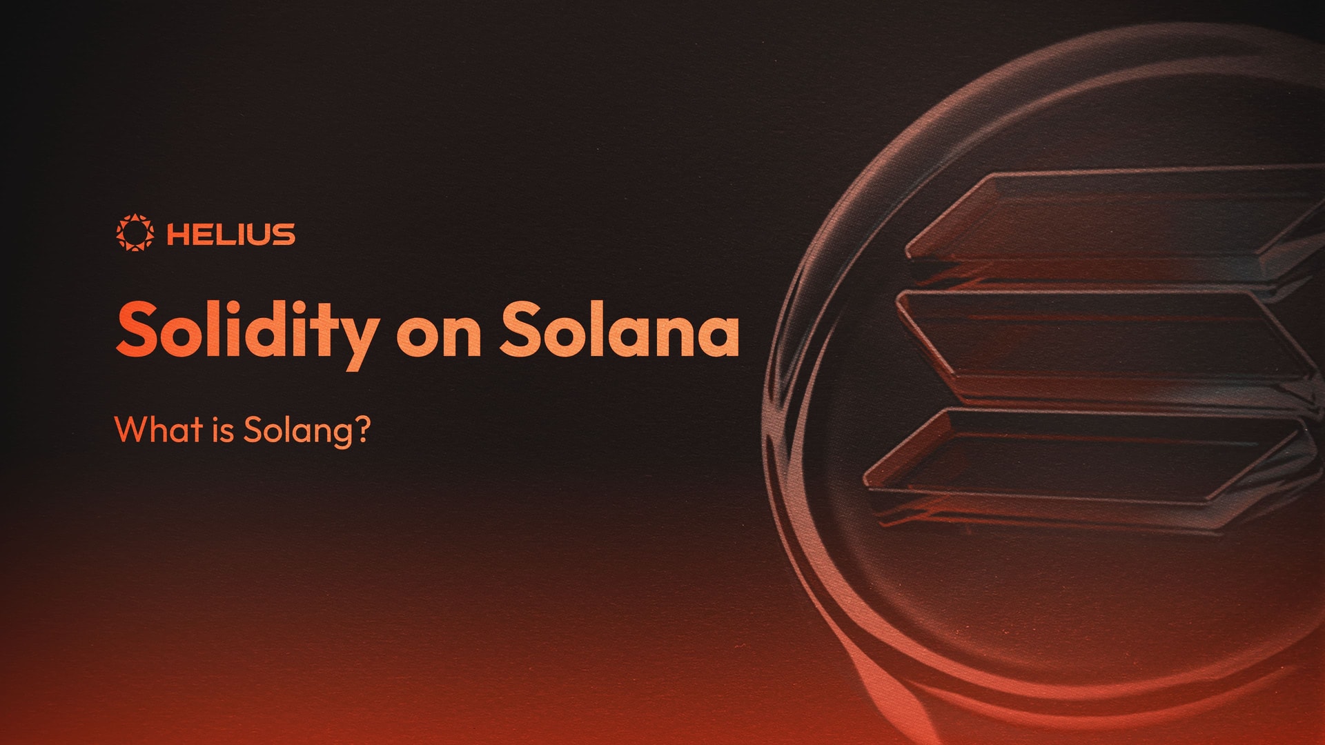 write solana programs in solidity using solang