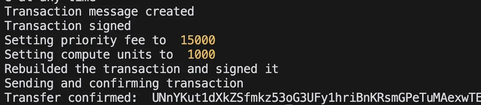 run transaction code