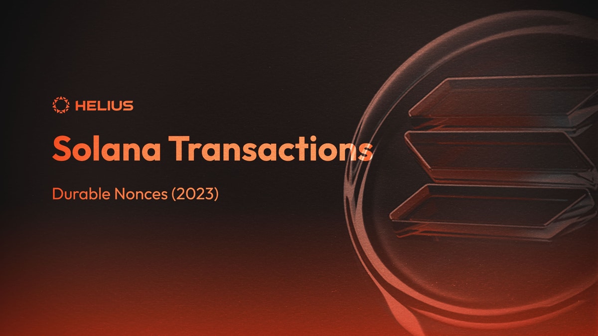 how to send solana transactions using durable nonces