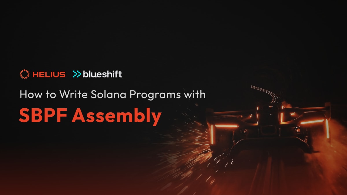 how to build solana programs with solana berkeley packet filter (sbpf) assembly