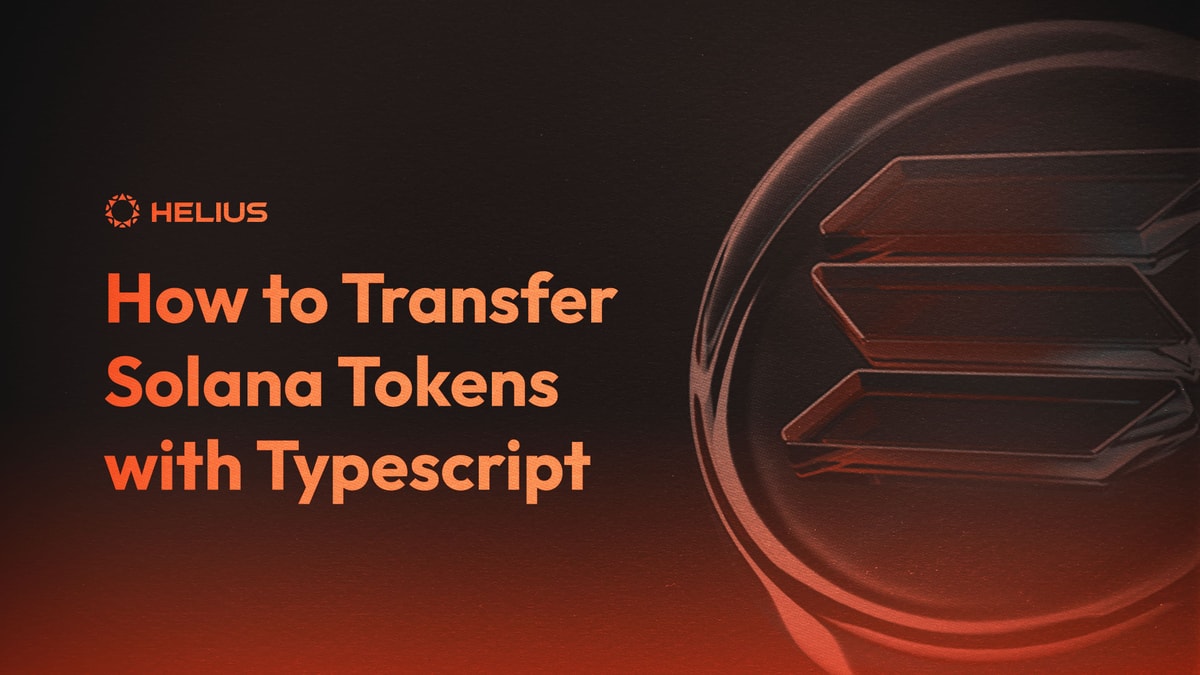 how to transfer solana tokens using typescript